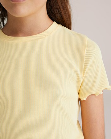 WE Fashion T-shirt i gul