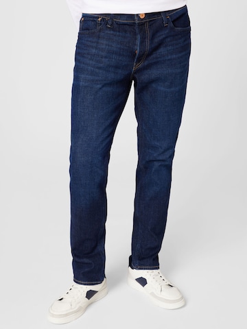 Slimfit Jeans 'Tim' de la JACK & JONES pe albastru: față