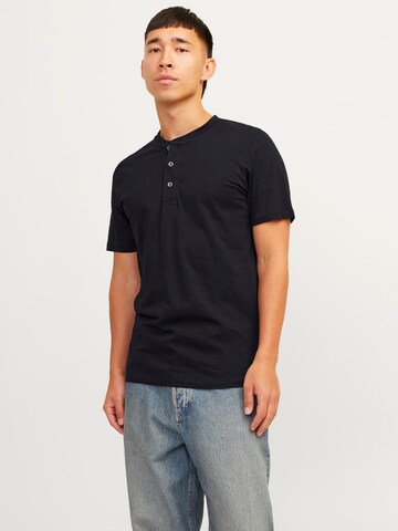 JACK & JONES Shirt 'JJBlunixs' in Zwart: voorkant