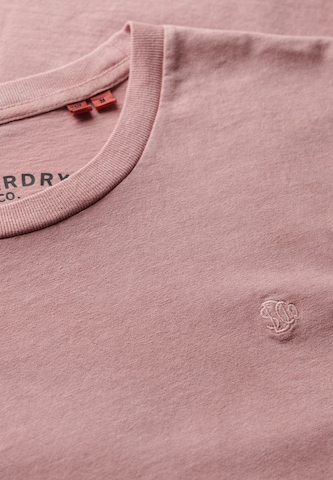 T-Shirt 'Essentials' Superdry en rose