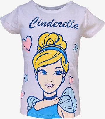 Disney Princess Shirt 'Disney Cinderella T-Shirt' in Weiß: Vorderseite