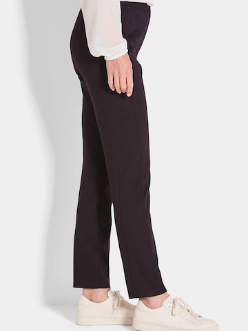 Goldner Slimfit Broek 'Bella' in Zwart