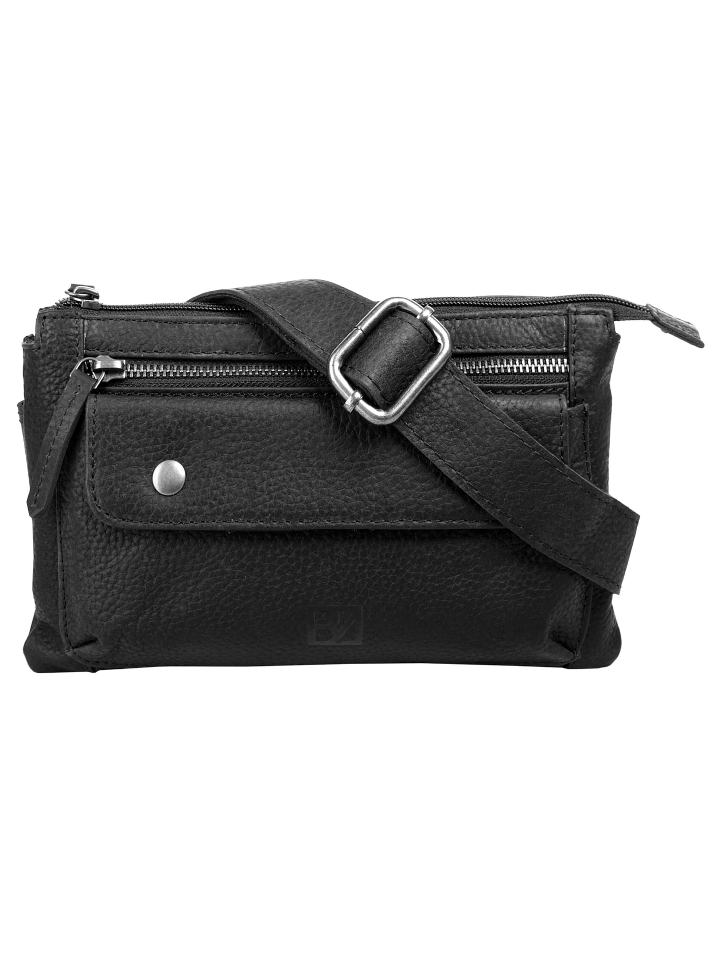 BODENSCHATZ Belt bag 'Bodenschatz Gürteltasche' in Black: front