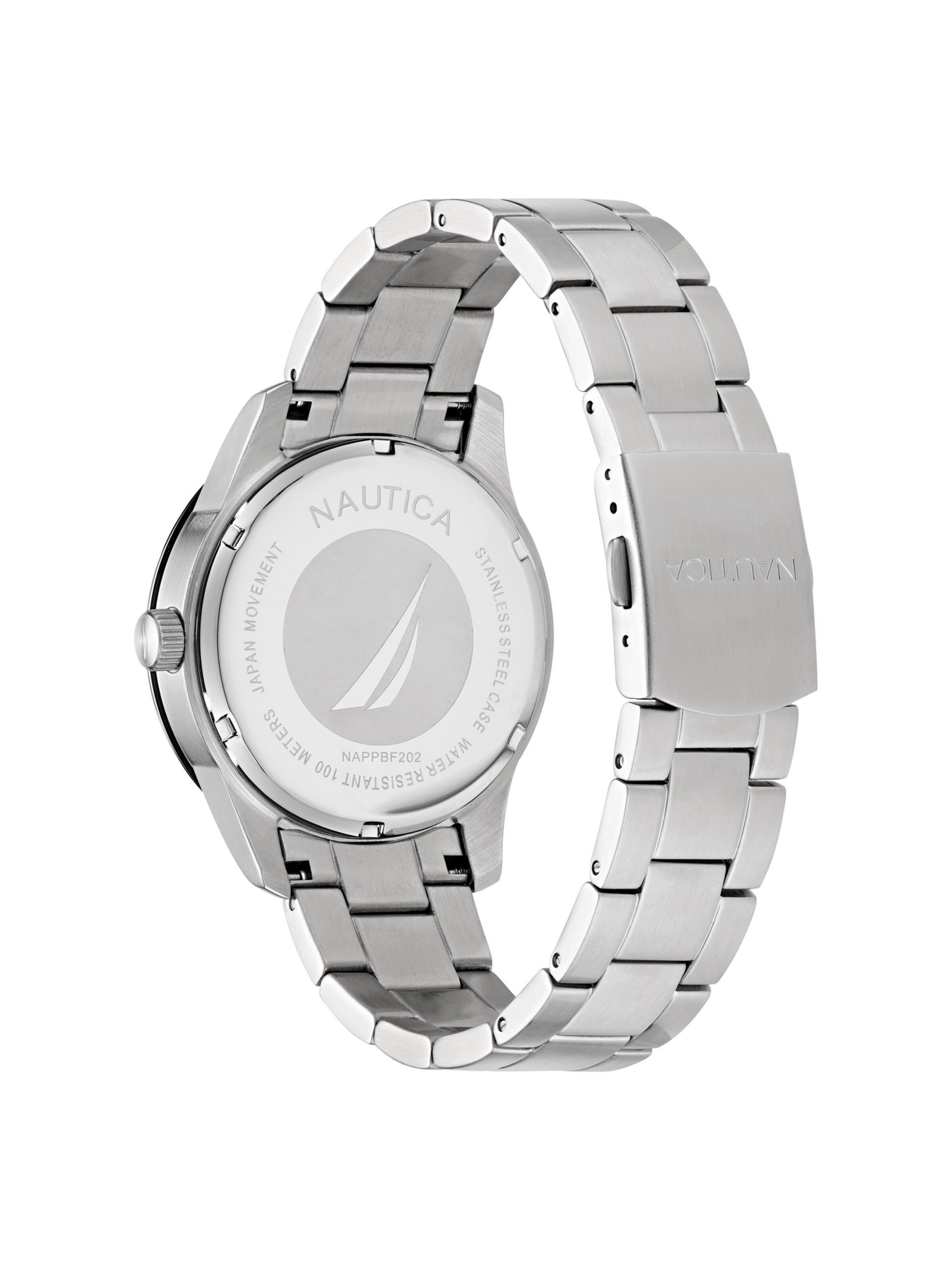 NAUTICA Analoog horloge 'Nautica Gents' in Zilver
