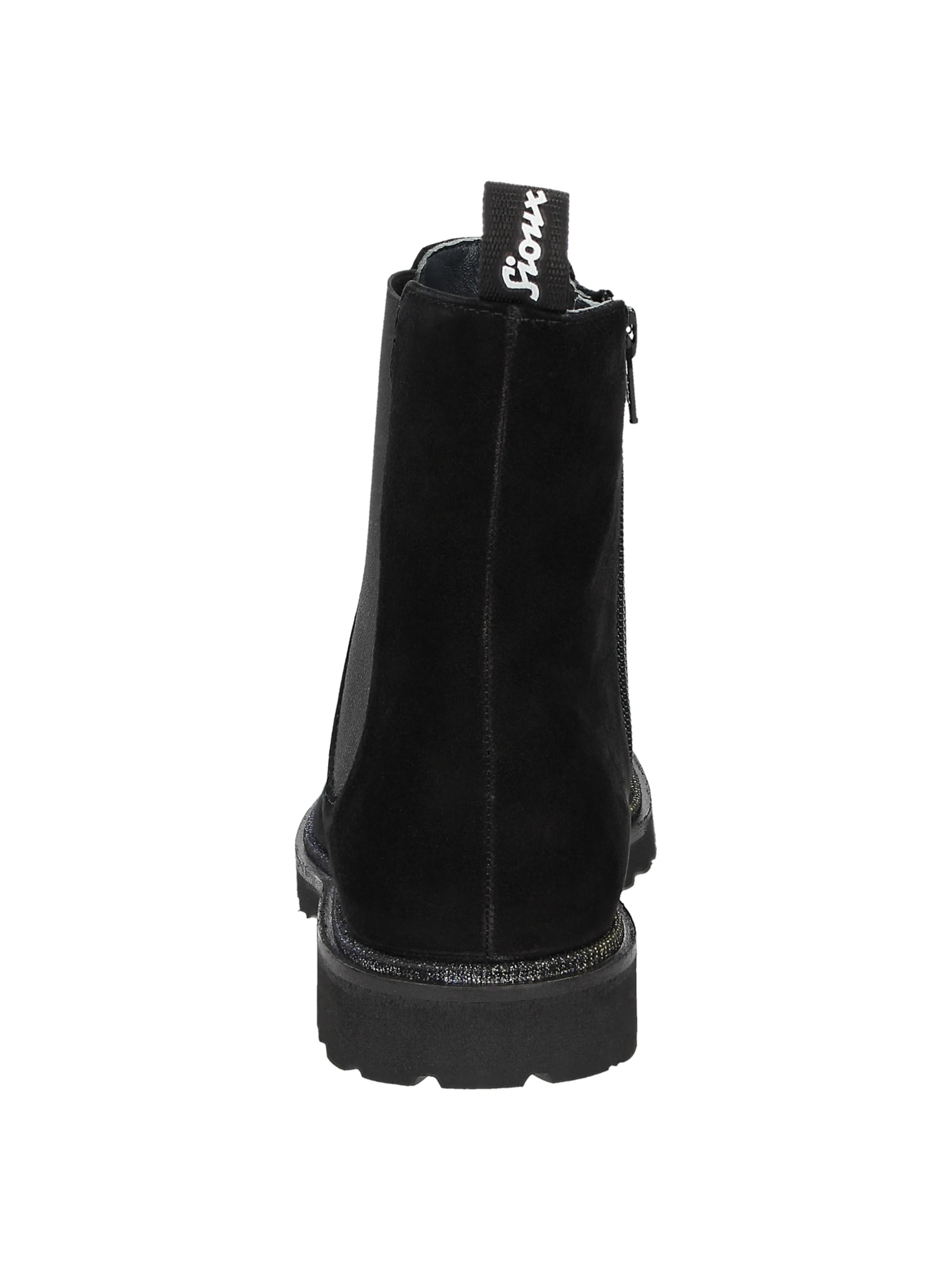 SIOUX Enkellaarsjes 'Meredith' in Zwart