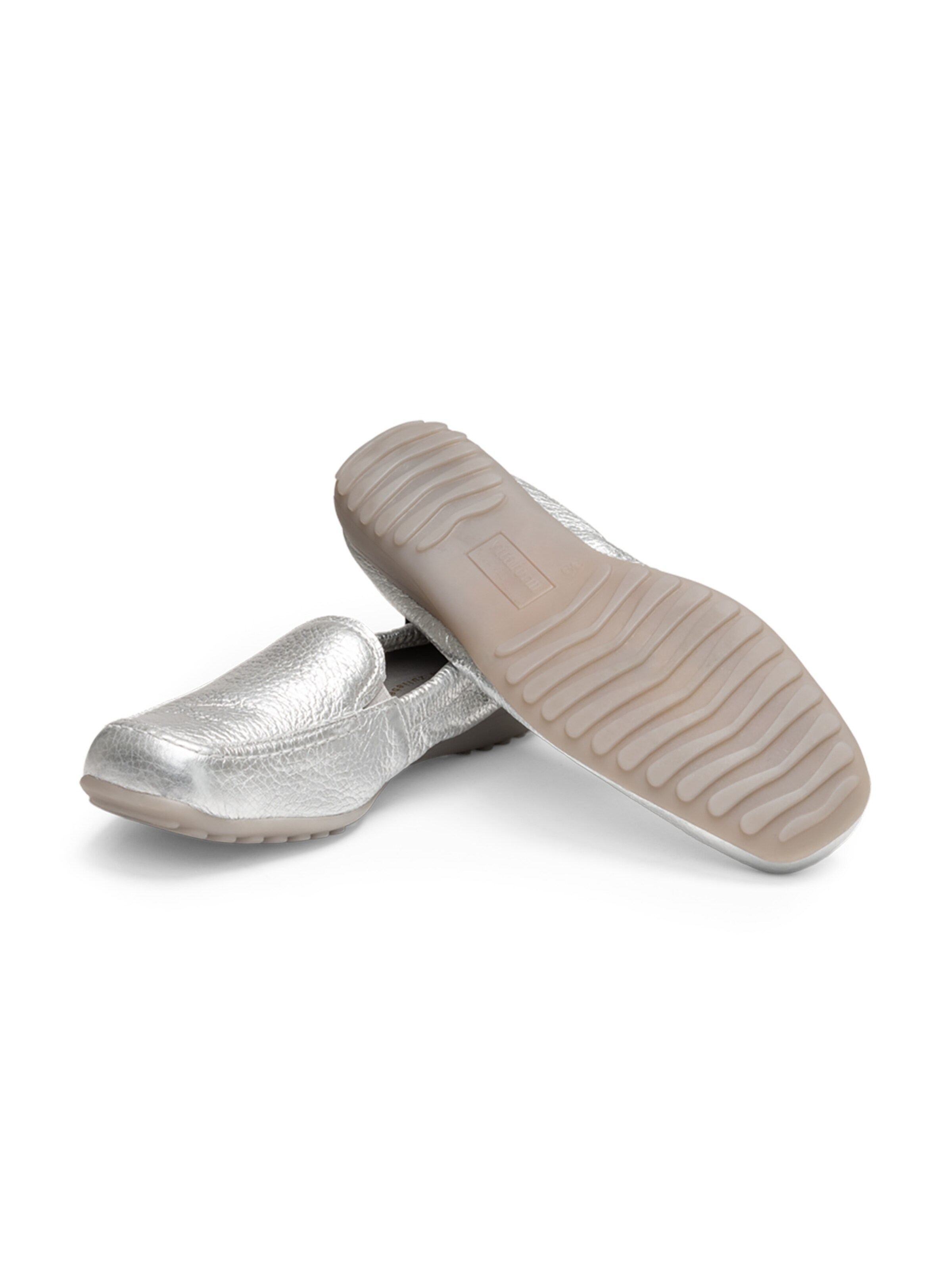 VITAFORM Moccasins in Silver