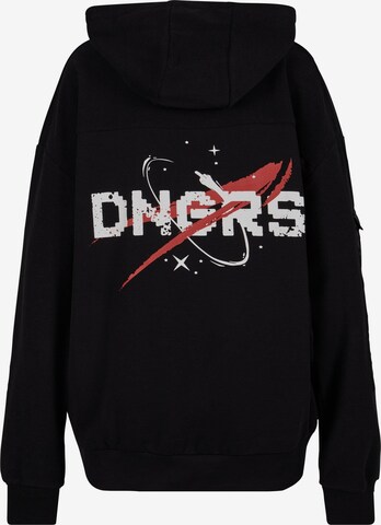 Bluză de molton 'Cumulus' de la Dangerous DNGRS pe negru
