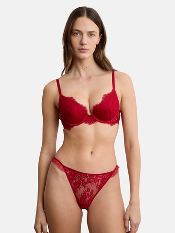 ETAM T-shirt Bra 'Infini' in Red