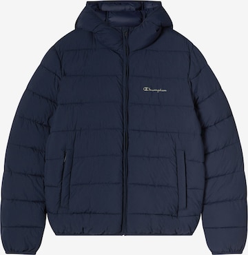 Champion Authentic Athletic Apparel Зимняя куртка в Синий: спереди