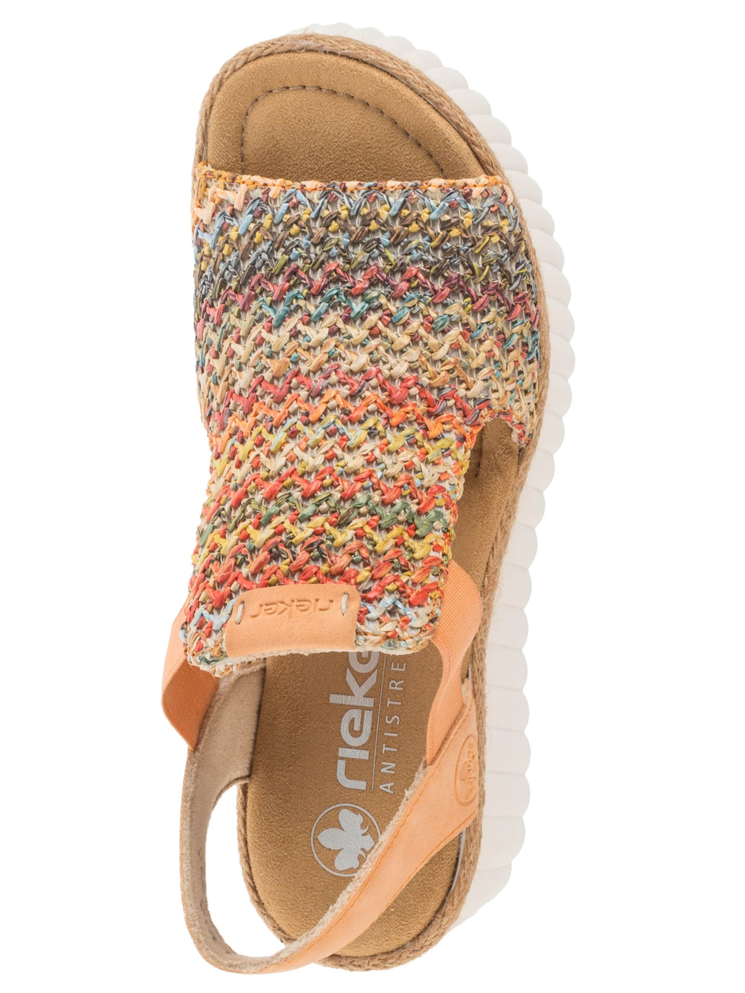 Sandales Rieker en mélange de couleurs