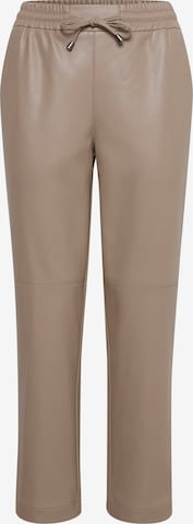 Oxmo Regular Broek 'PAULIA' in Beige: voorkant