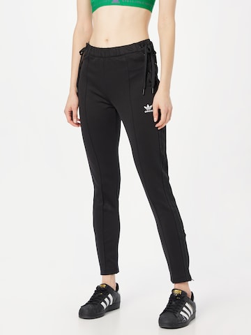 ADIDAS ORIGINALS - Slimfit Pantalón 'Always Original Laced ' en negro: frente