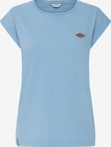 Oxmo Rundhalsshirt ' OXSille ' in Blau: Vorderseite