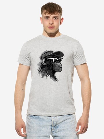 T-Shirt Cotton Prime en gris : devant