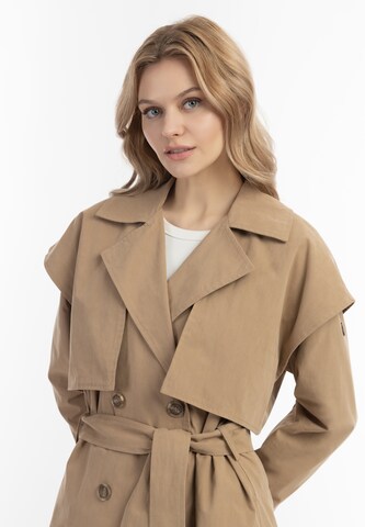 DreiMaster Vintage Between-Seasons Coat in Beige