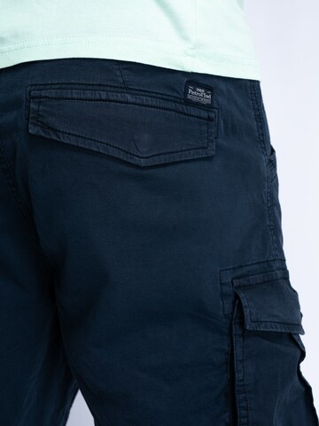 Petrol Industries Regular Cargobroek in Blauw