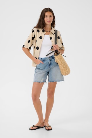 Chemisier 'CUTika' CULTURE en beige