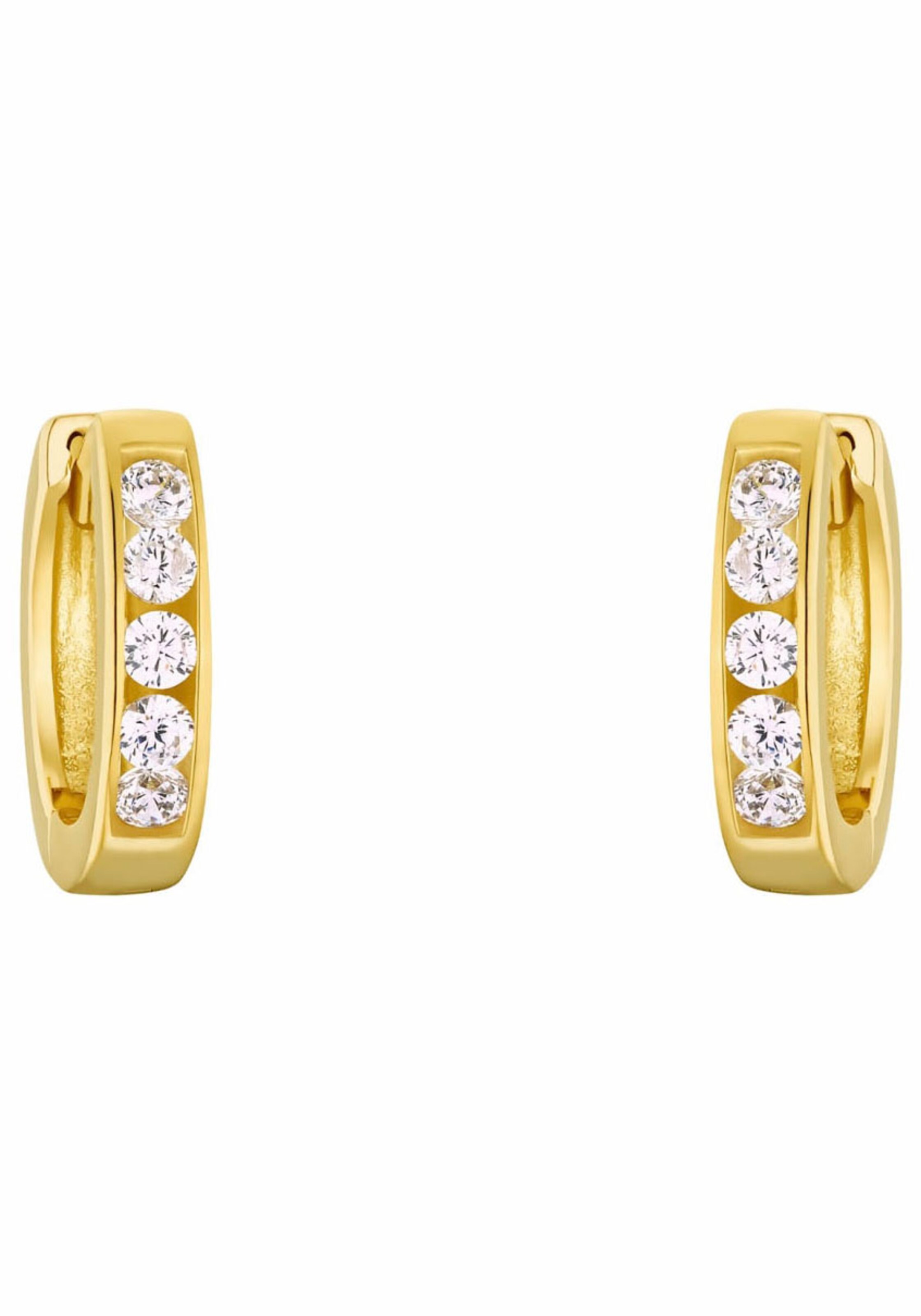 AMOR Ohrringe in Gold: Vorderseite