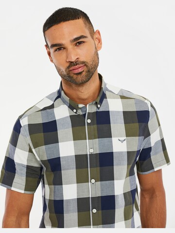 Coupe regular Chemise 'Marcello' Threadbare en bleu