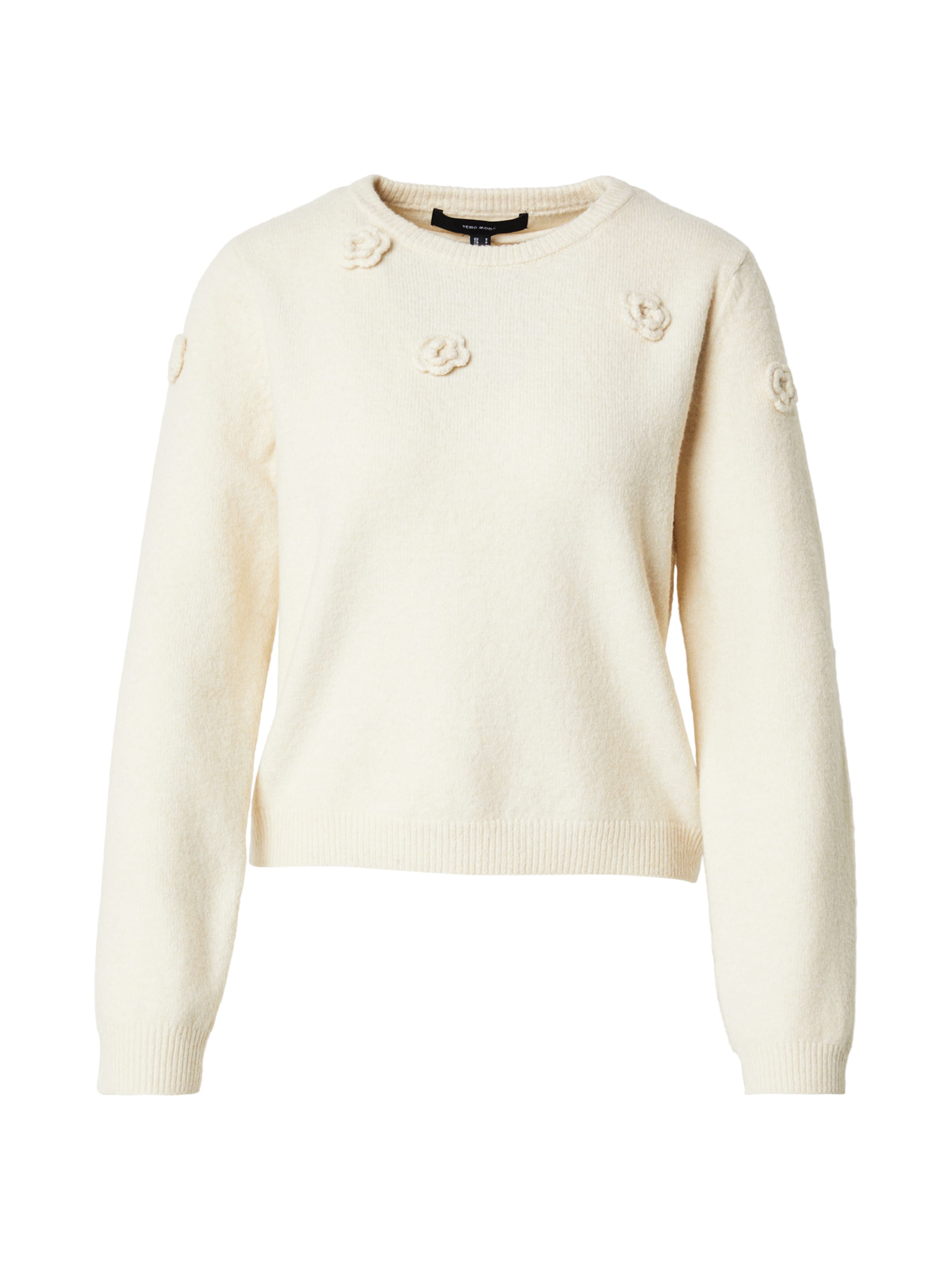 Pull-over 'VMROSE' VERO MODA en beige : devant