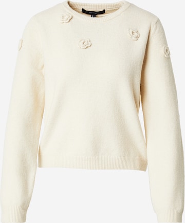 VERO MODA Свитер 'VMROSE' в Бежевый: спереди