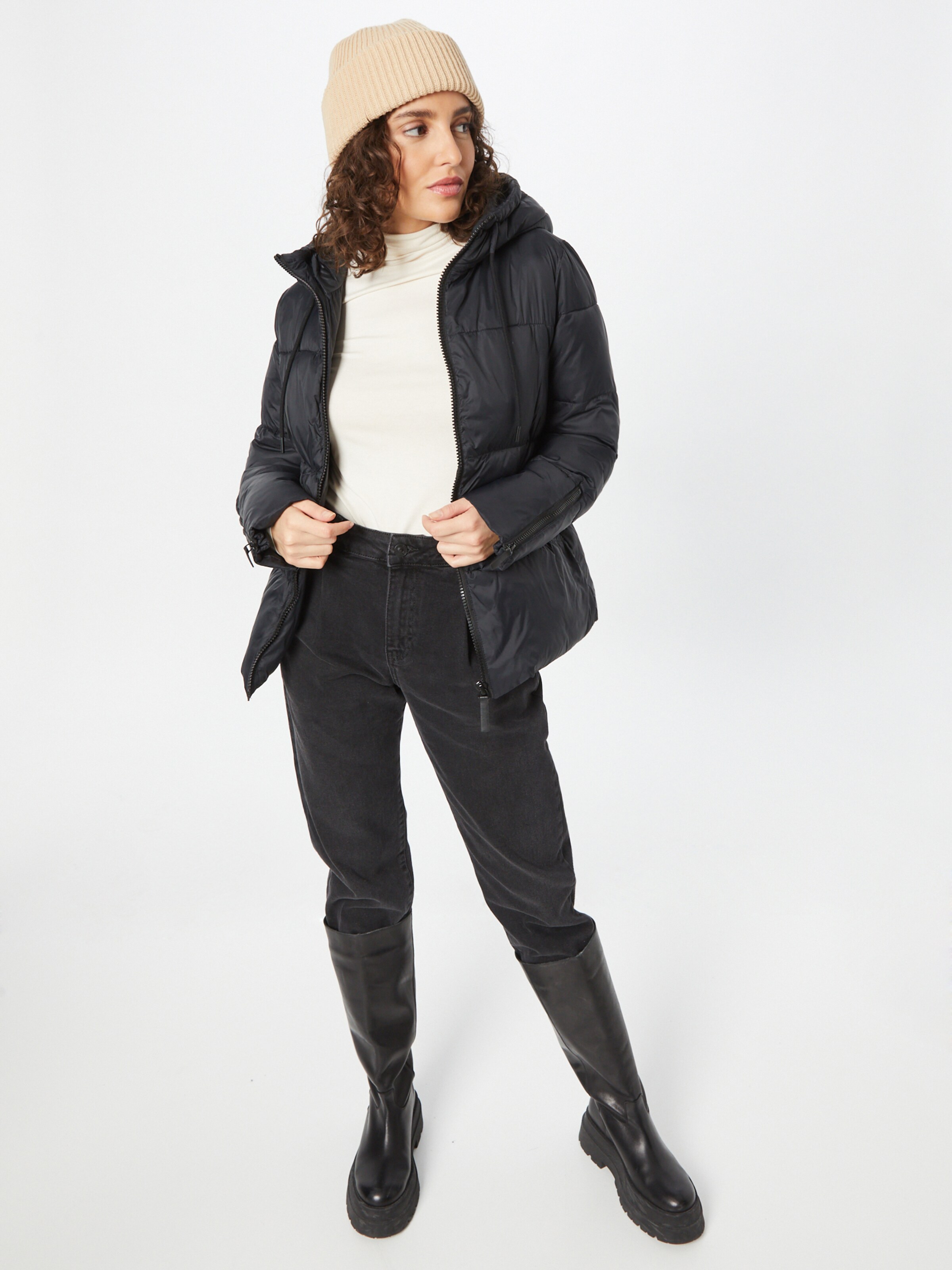knee length ski jacket