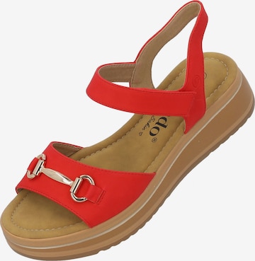 Palado by Sila Sahin Sandale 'Stamelos' in Rot: Vorderseite