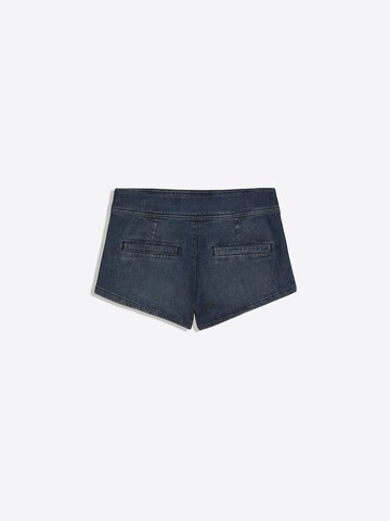 Bershka Slimfit Jeansy w kolorze niebieski