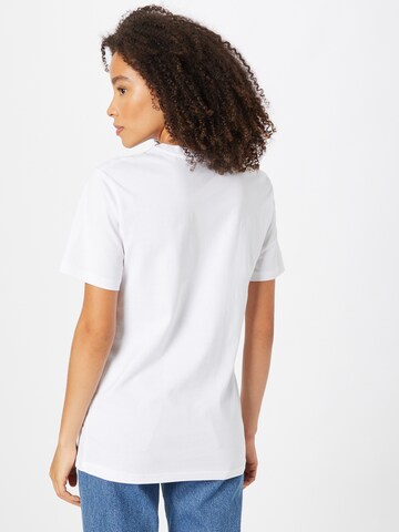 T-shirt 'Café & Croissant' Les Petits Basics en blanc