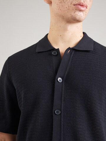 JACK & JONES Regular fit Button Up Shirt 'JPRBLAJones' in Black