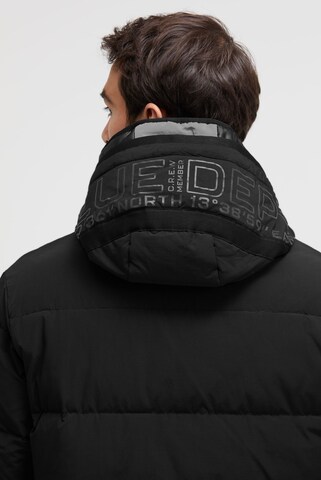 CAMP DAVID Winterparka in Schwarz