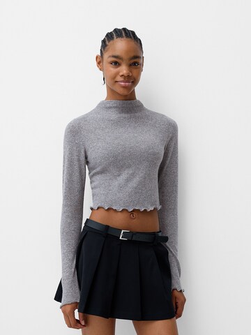 Bershka Pullover in Grau: Vorderseite