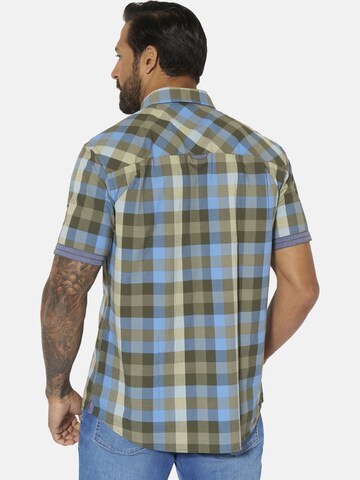 Jan Vanderstorm Comfort fit Button Up Shirt 'Thiade' in Green