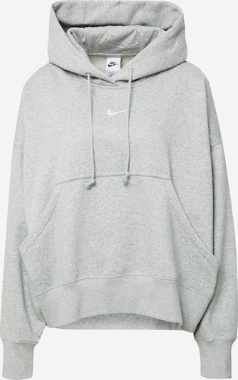 Nike Sportswear Sweatshirt 'PHOENIX FLEECE' in mottled grey / White, Item view