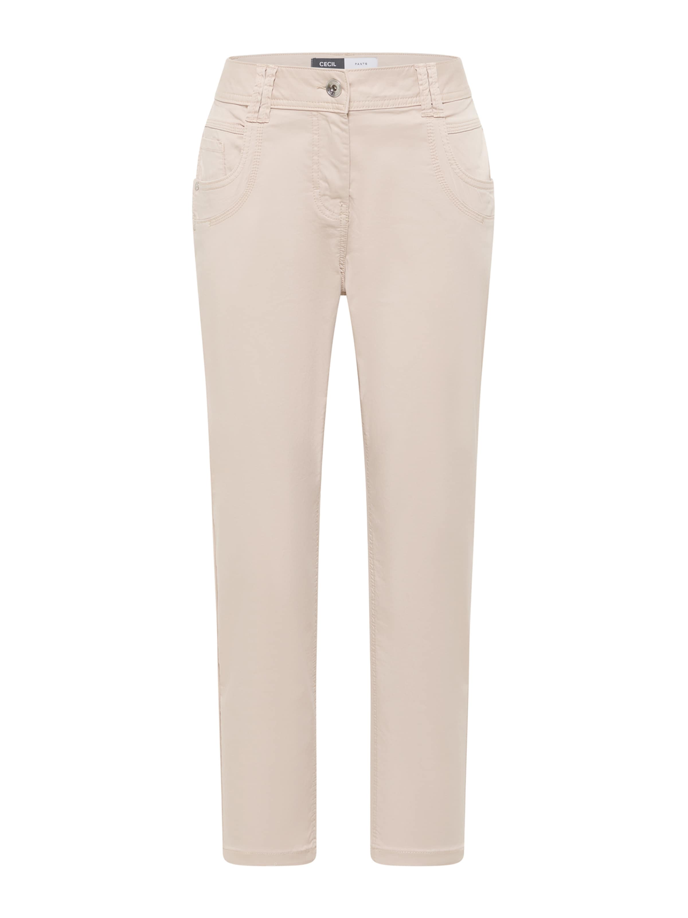 CECILregular Hlače 'Scarlett' - bež boja: prednji dio