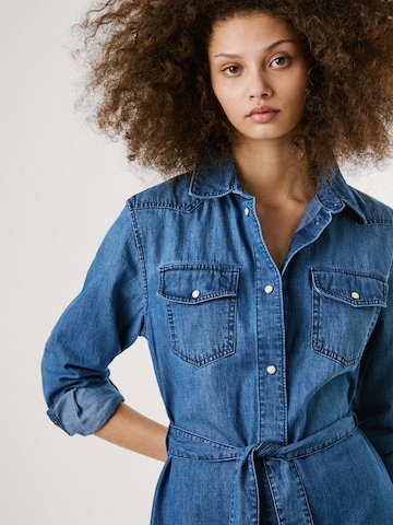 Pepe Jeans Blousejurk 'Victoria' in Blauw