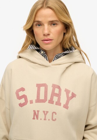 Sweat-shirt 'Athletic Essentials' Superdry en gris