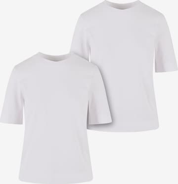 T-shirt 'Classy' Urban Classics en blanc : devant