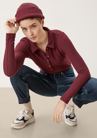 QS by s.Oliver Shirt in Rood: voorkant