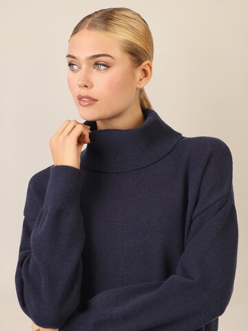 APART Knitted dress in Blue