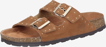 DR. BRINKMANN Mules 'BONILLO' in Brown: front