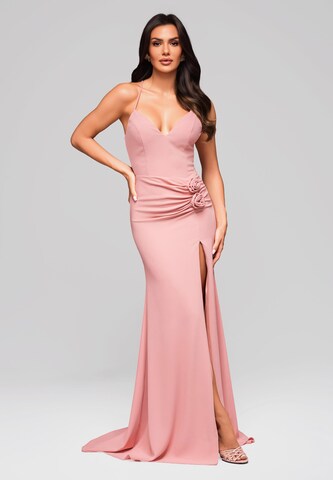 Robe de soirée 'Melody' Ombre en rose : devant