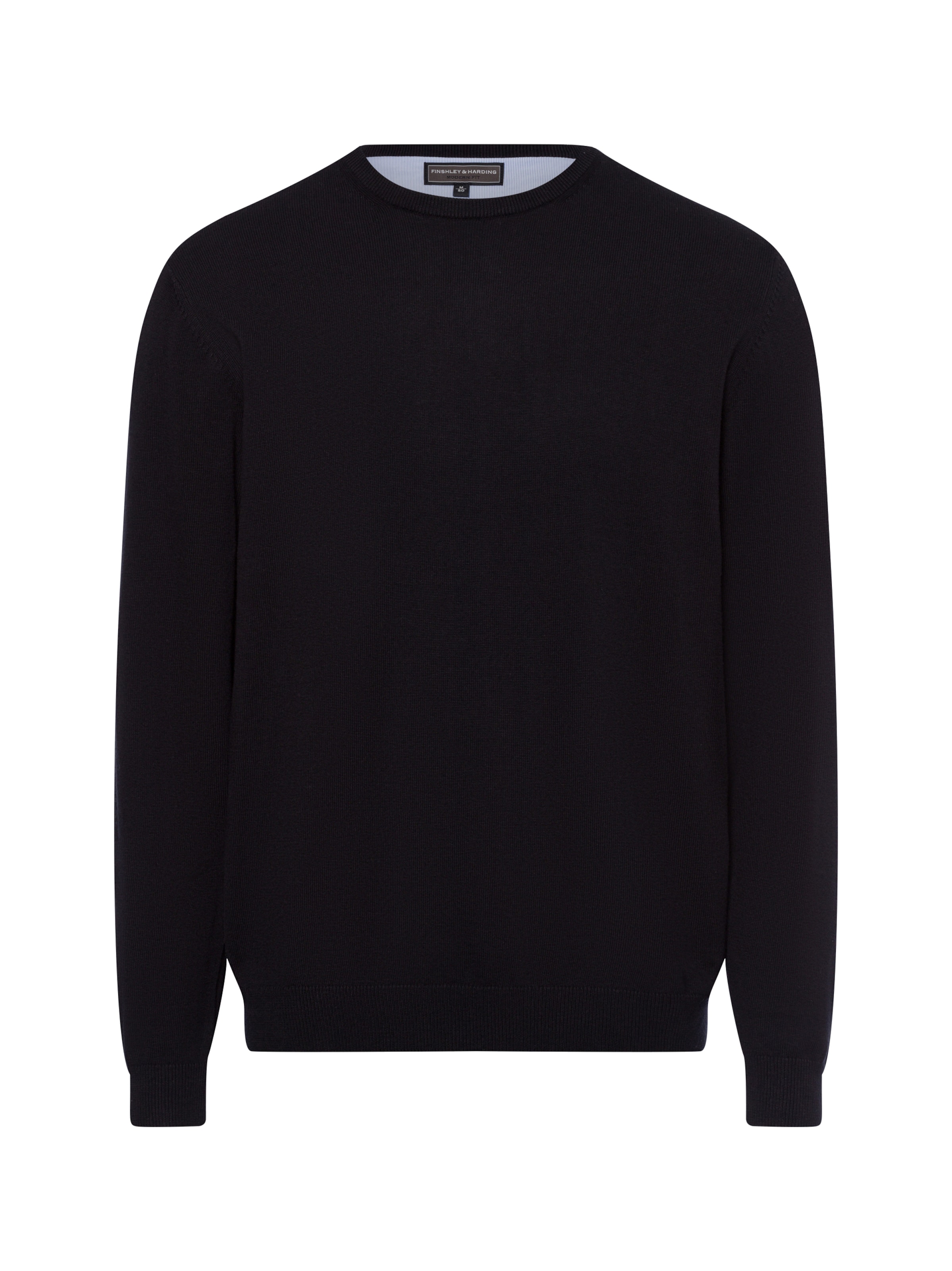 Finshley & Harding Trui in Zwart: voorkant