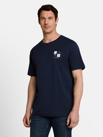 TOM TAILOR Shirt in Blauw: voorkant