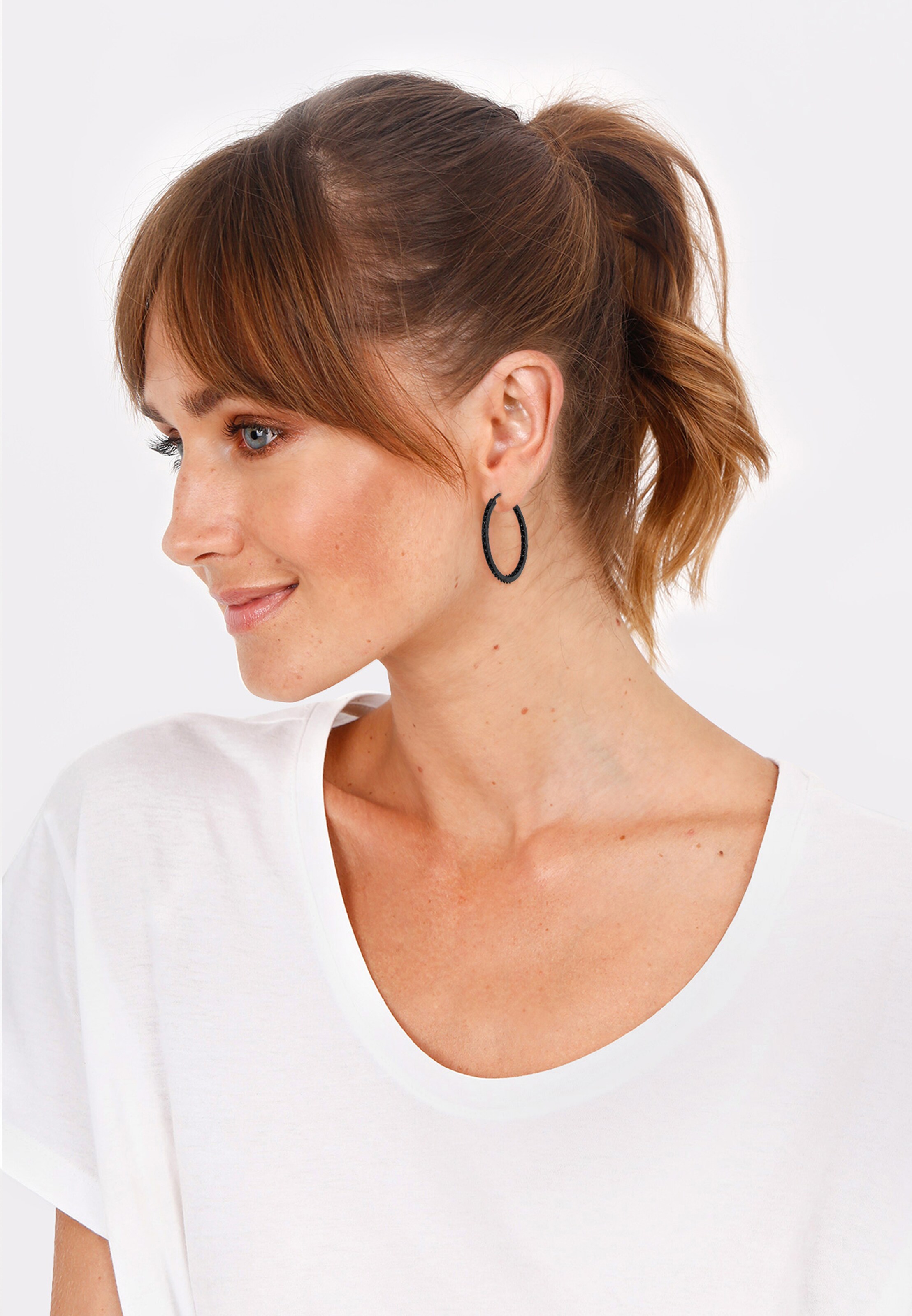 ELLI Creole in Schwarz: Vorderseite