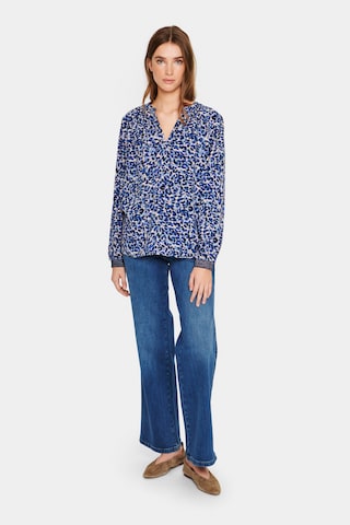 SAINT TROPEZ Blouse 'Pelé' in Blue