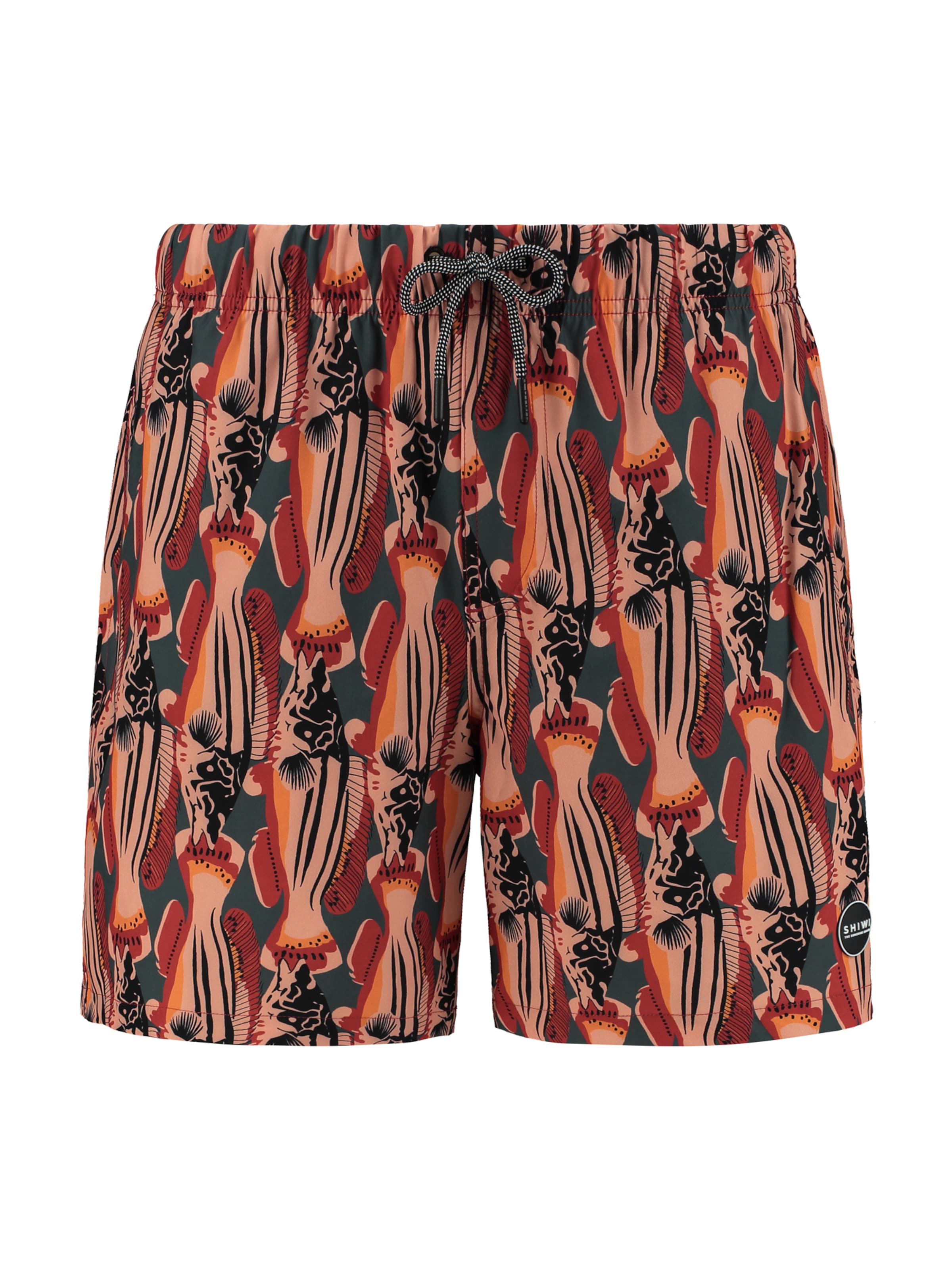 Shiwi Ujumispüksid 'catch of the day 4-way stretch', värv roheline: eest vaates