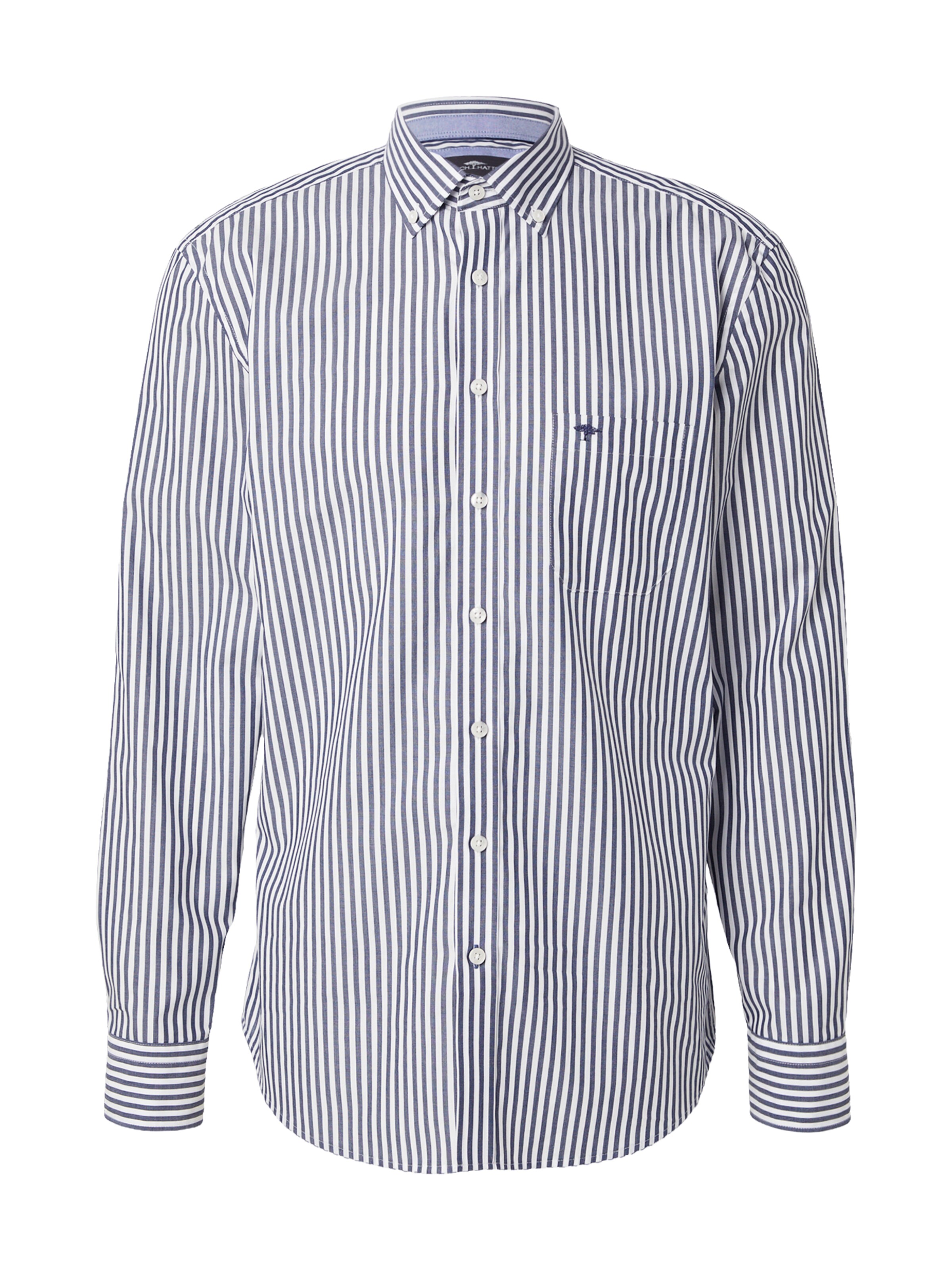 FYNCH-HATTON Regular Fit Hemd in Blau: Vorderseite