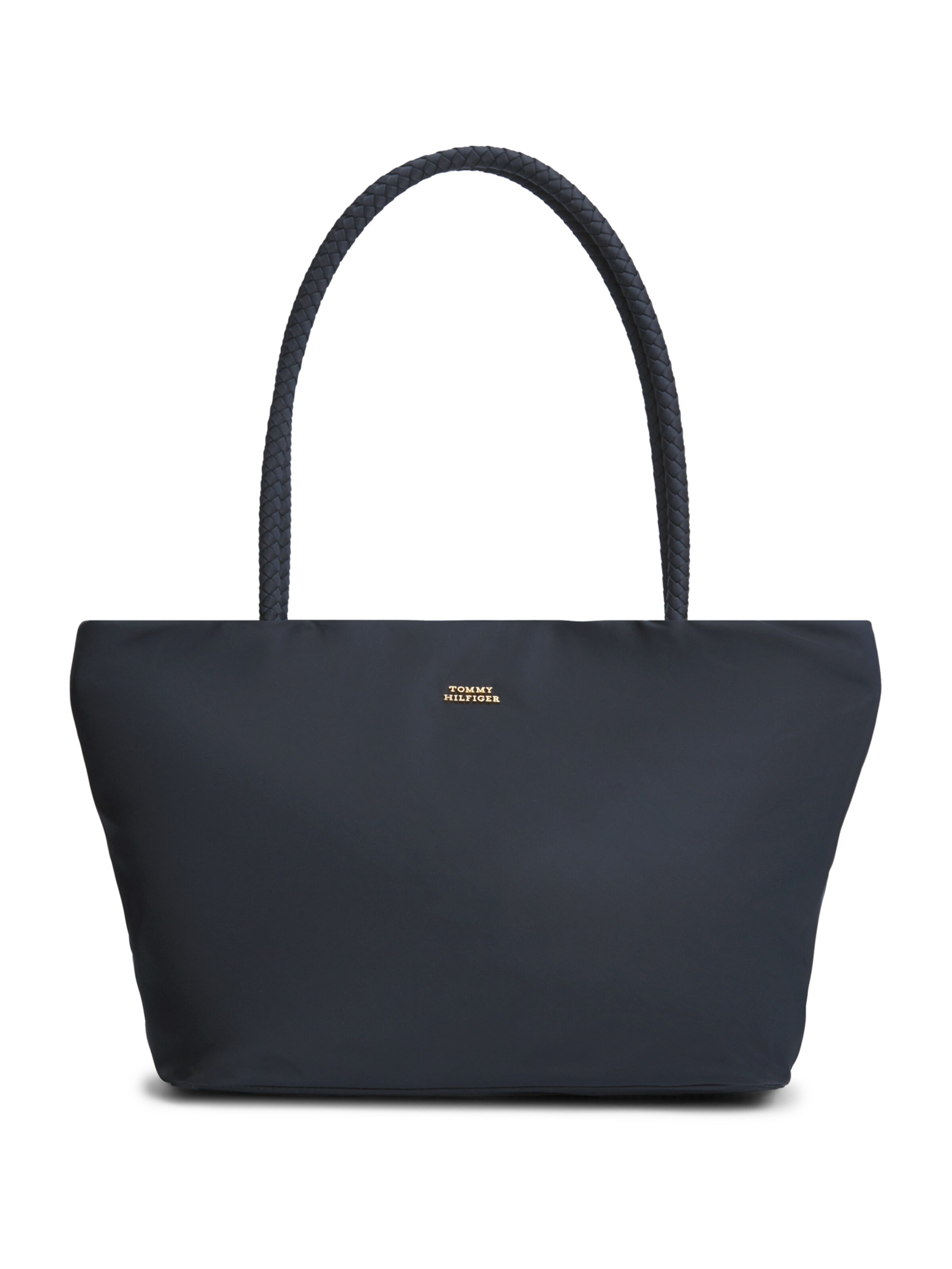 TOMMY HILFIGER Nákupní taška 'MARINA' – černá: přední strana