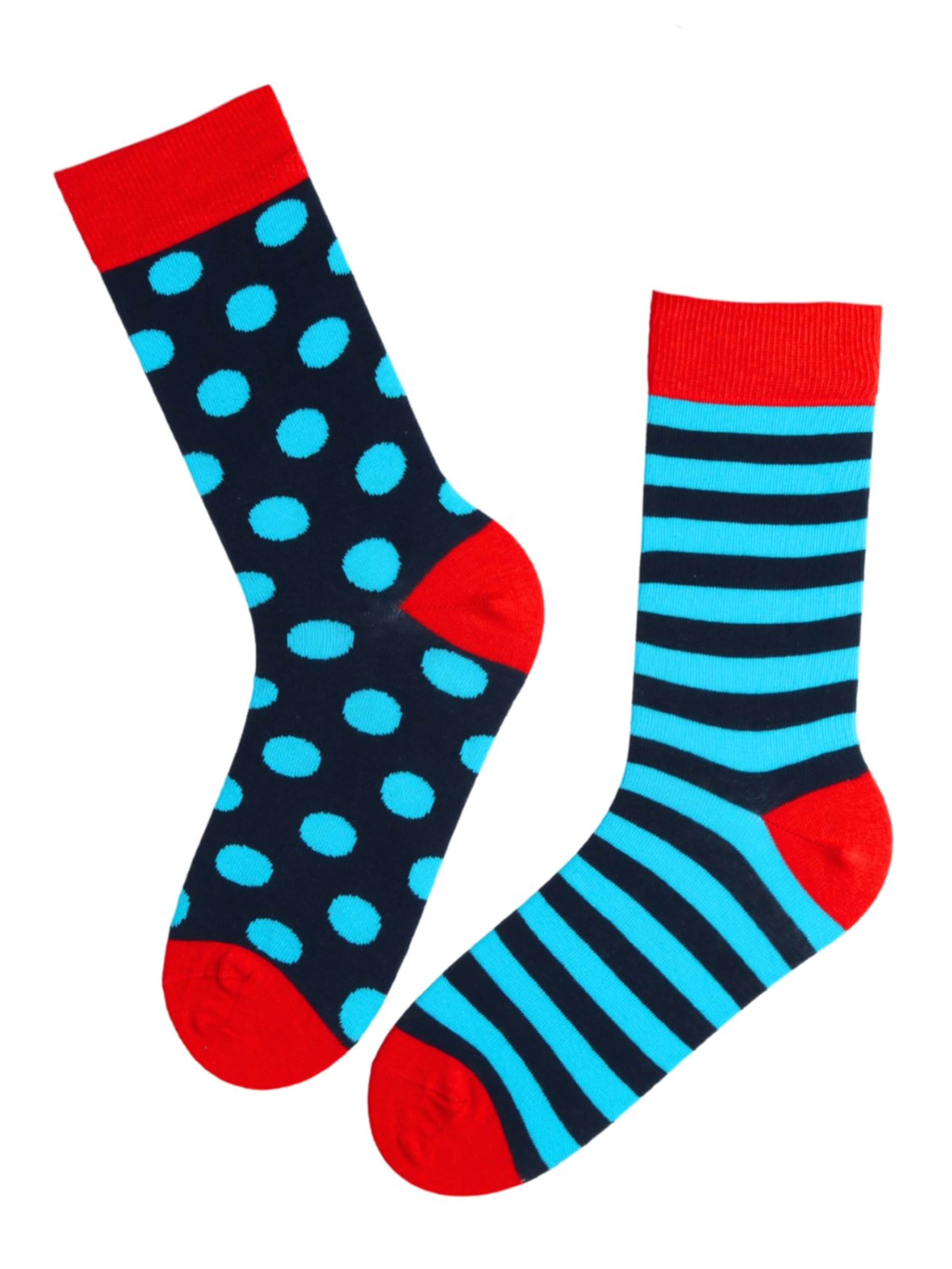 Sokisahtel - Calcetines 'VALDO mismatched socks for men' en azul: frente